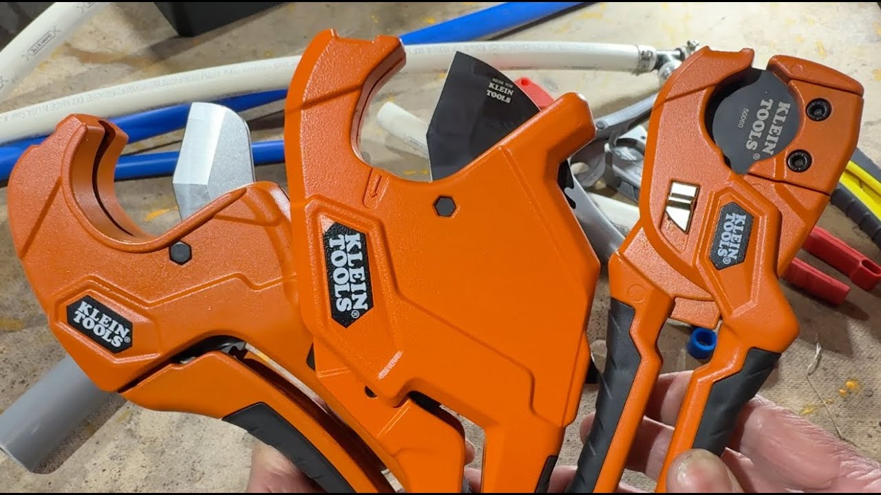 Жуйте! Резаки для ПВХ Klein Tools режут чисто и точно. Храповой механизм пробивает ПВХ!