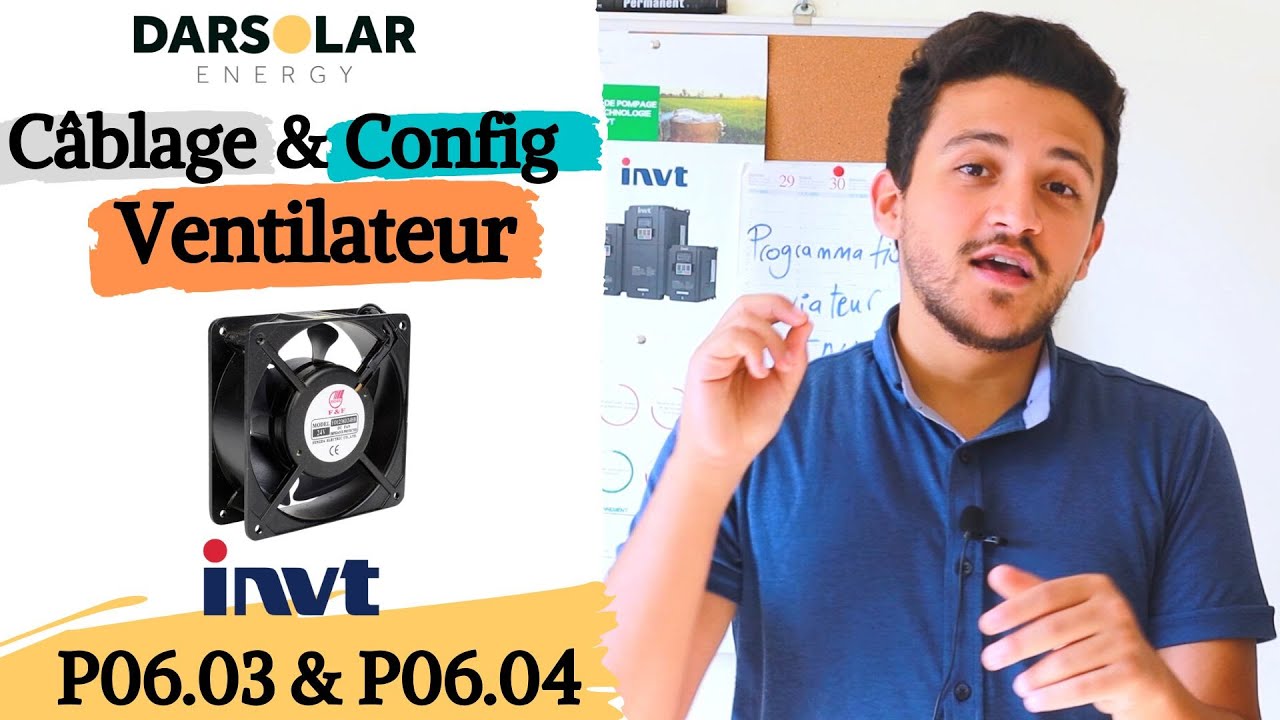 INVT  : Câblage et configuration du ventilateur