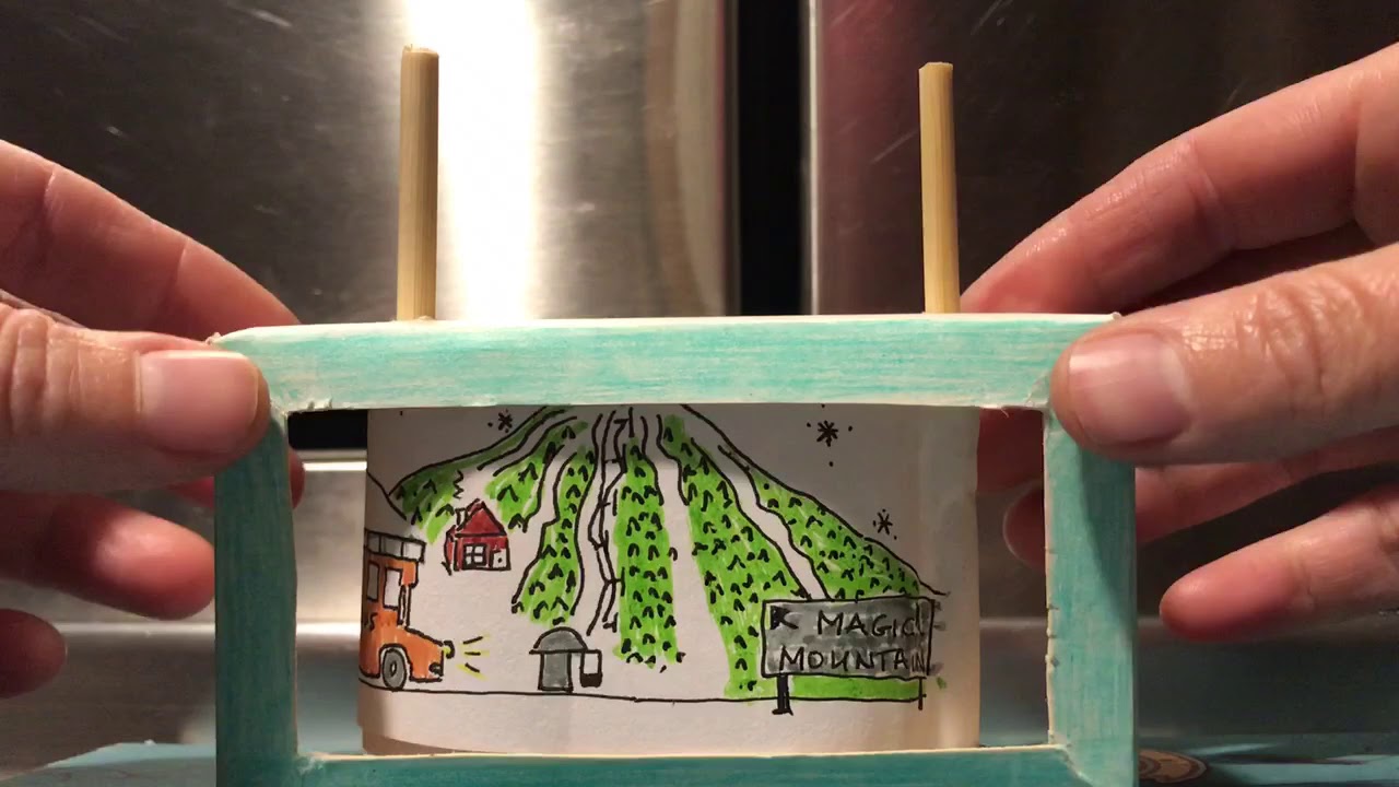 homemade matchbox crankie