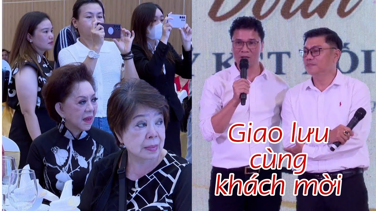 ( 2209 ) Phần văn nghệ và giao lưu cùng khách mời. Tiệc Mỹ Tiên.