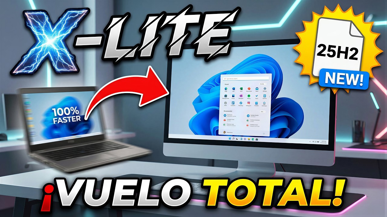 X-lite Optimum 11 25H2: Windows 11 súper ligero y rápido 2025