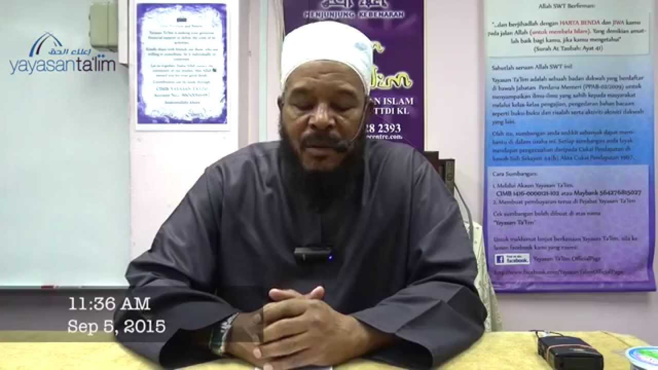 Yayasan Ta'lim: True Meaning Of Ibadah [05-09-15]