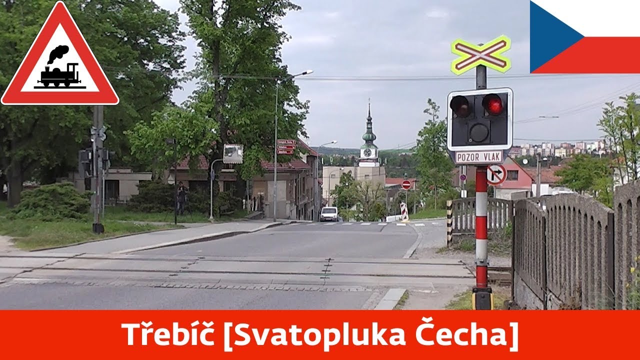 Železniční přejezd Třebíč [Svatopluka Čecha] - 20.5.2016