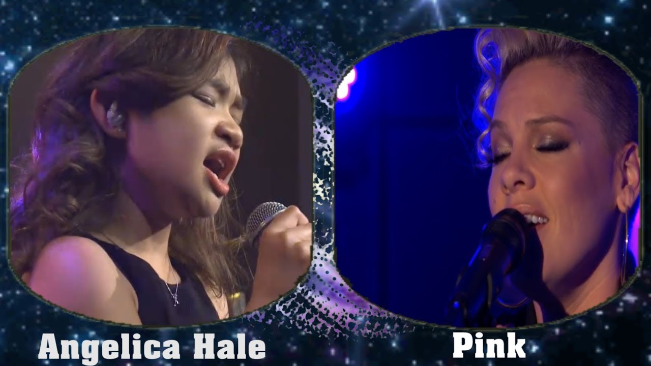 Angelica Hale and Pink 