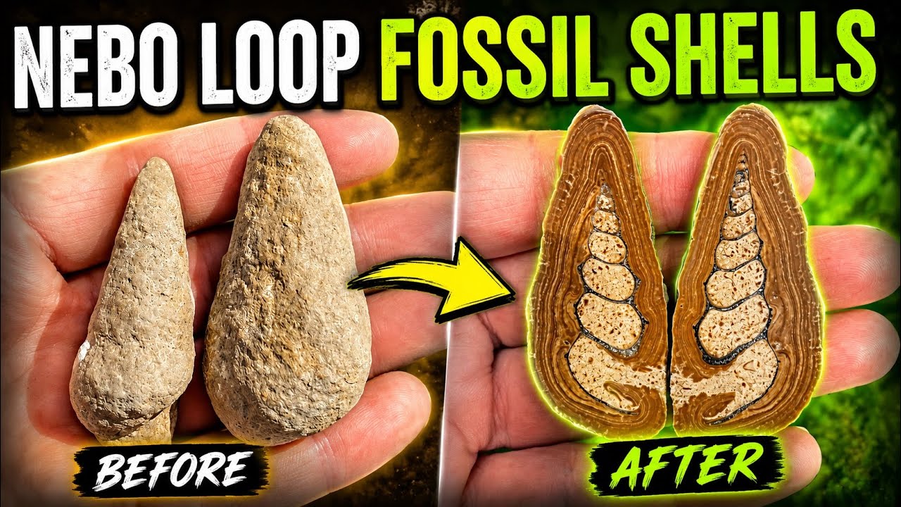 Rockhounding and Polishing Fossil Shells in Utah's Nebo Loop