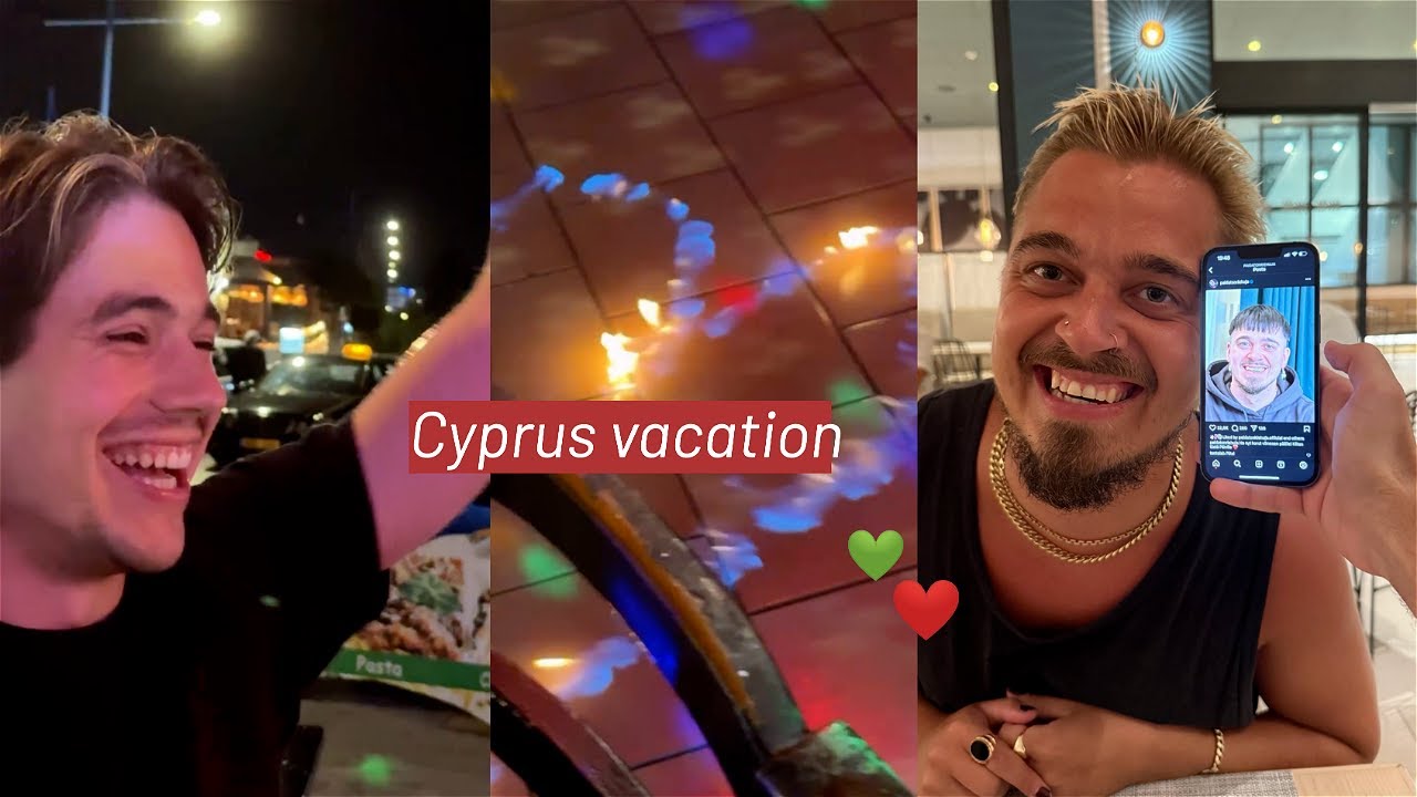 Käärijä and Bojan on vacation in Cyprus (+ ruisrock)