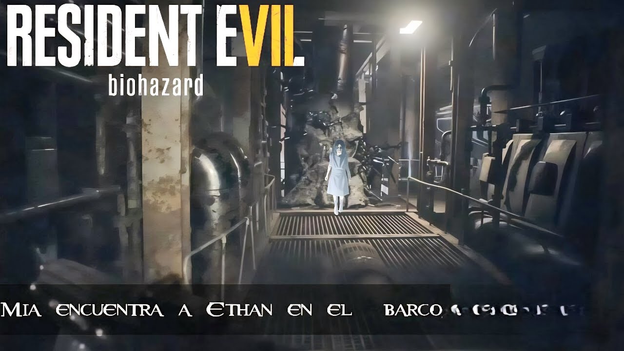 RESIDENT EVIL 7 Mia encuentra a Ethan en el  barco