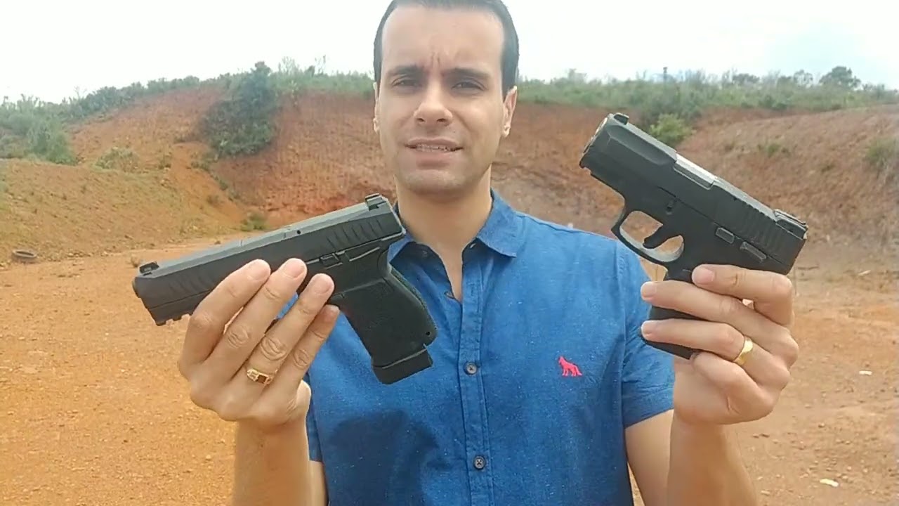 Pistola Arex Delta versus Pistola Taurus G2c - comparativo