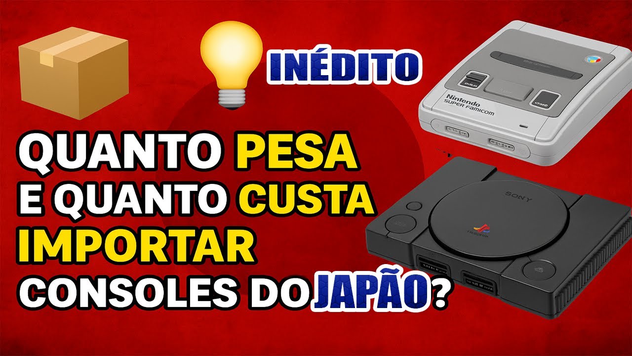 📦💡 Quanto Pesa e Quanto Custa Importar Consoles do Japão? Descubra AGORA! #001