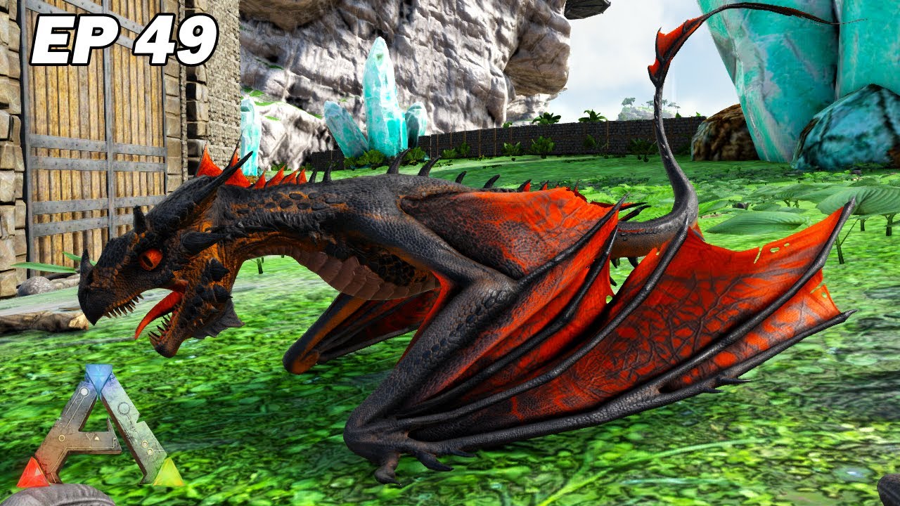 Voici ma nouvelle Wyverne de Feu de combat  ! Ark Survival Evolved Ep49 Arkfaxia S3