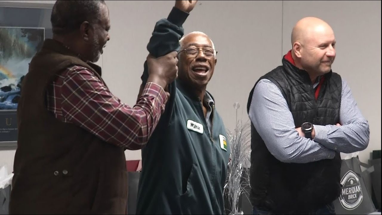 Meridian Brick honors employee with 60 years of service