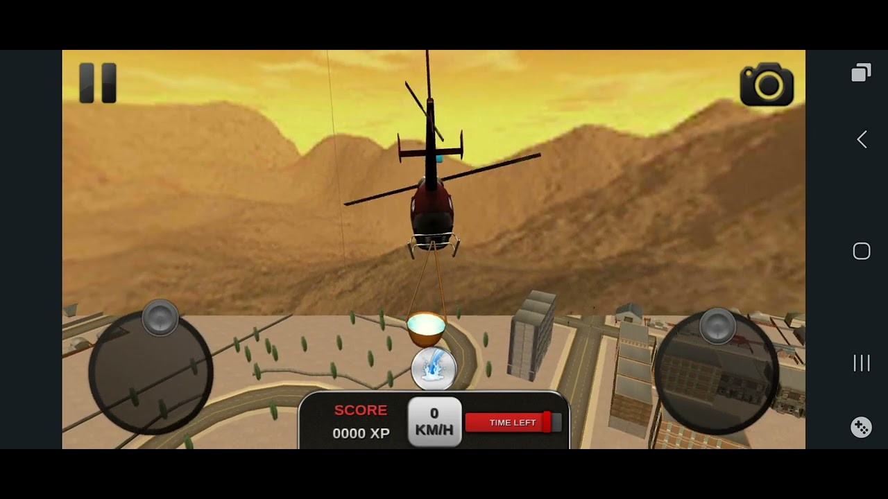 Firefighter Simulator 3D | Helicopter - Level 4 (Top Building Fire)
