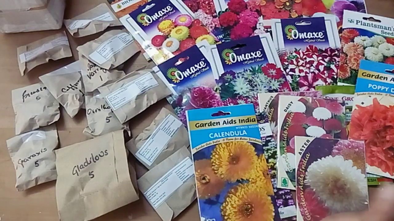 Unboxing winter flower bulbs n seeds