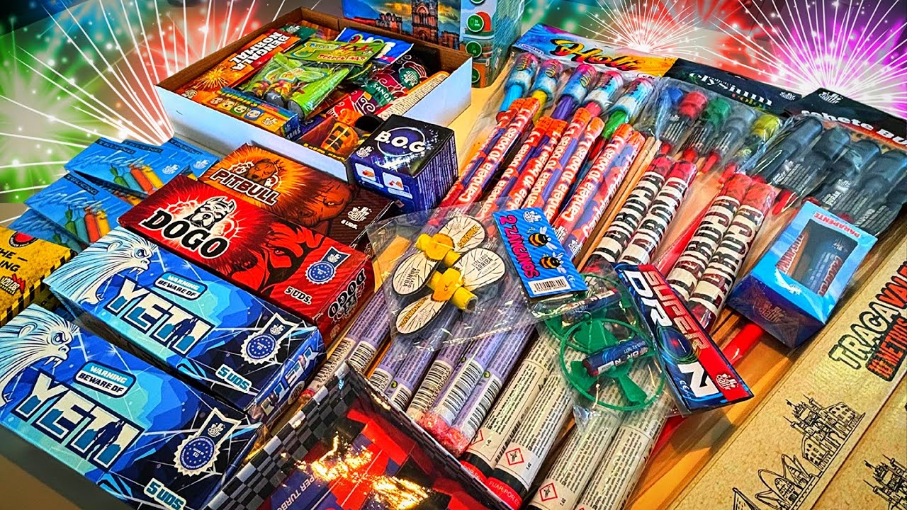 VEEL VUURWERK AFSTEKEN!
