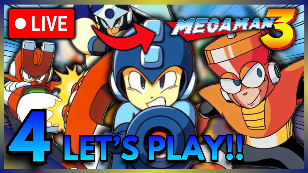 LET'S PLAY MEGAMAN 3!!!🔴 (Day 5)