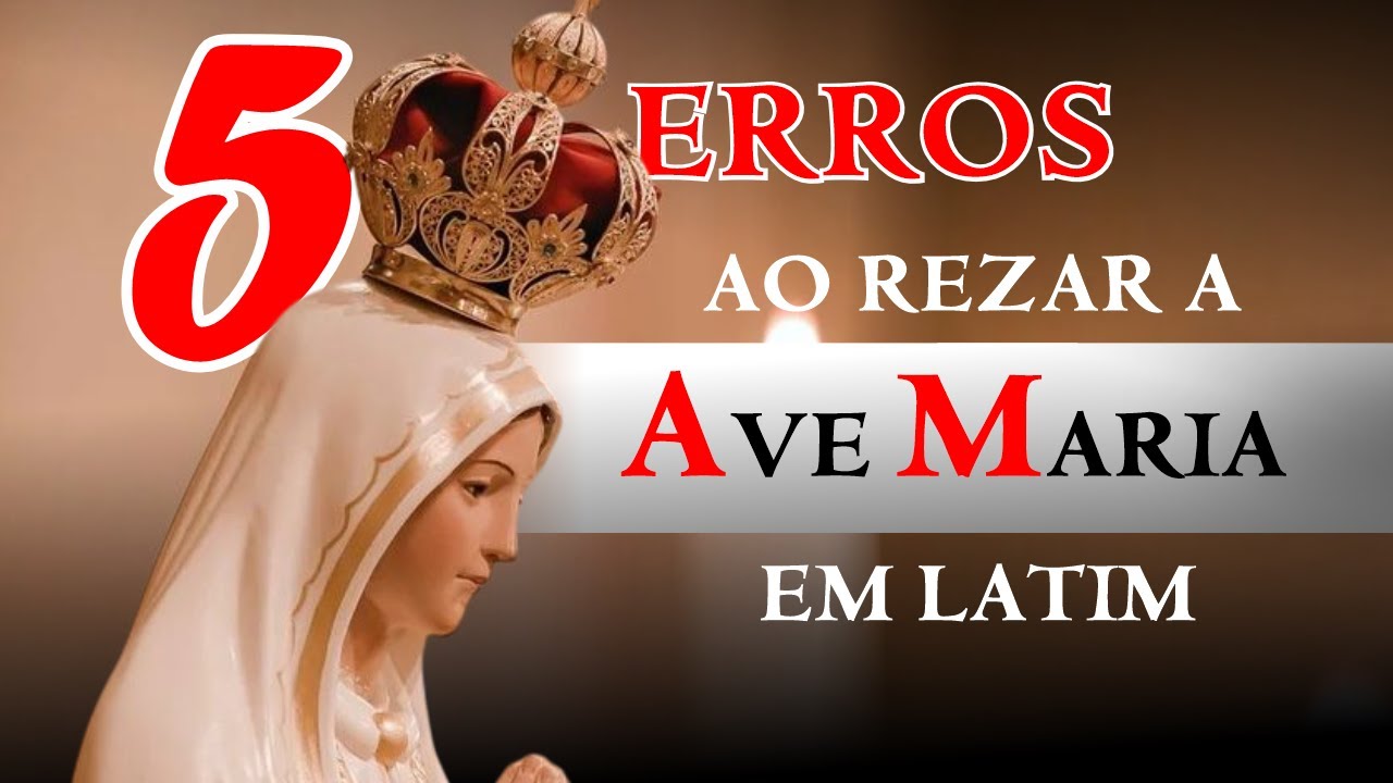 Você está REZANDO a AVE MARIA em LATIM Corretamente?
