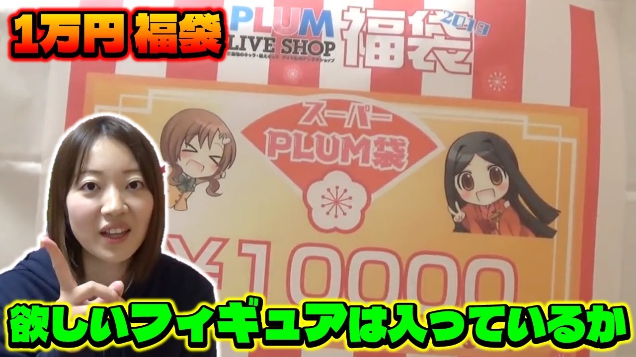 PLUM袋 10000円のフィギュア福袋 まさかの○○が入っていた！！ 2019年 プラム