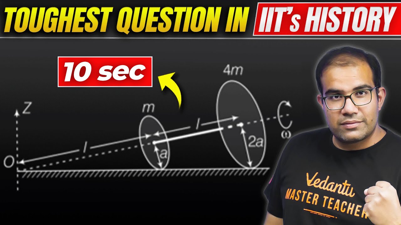 Fastest Trick to Solve JEE Advanced 2016 Question of Rotational Motion 😱 | Vinay Shur Sir