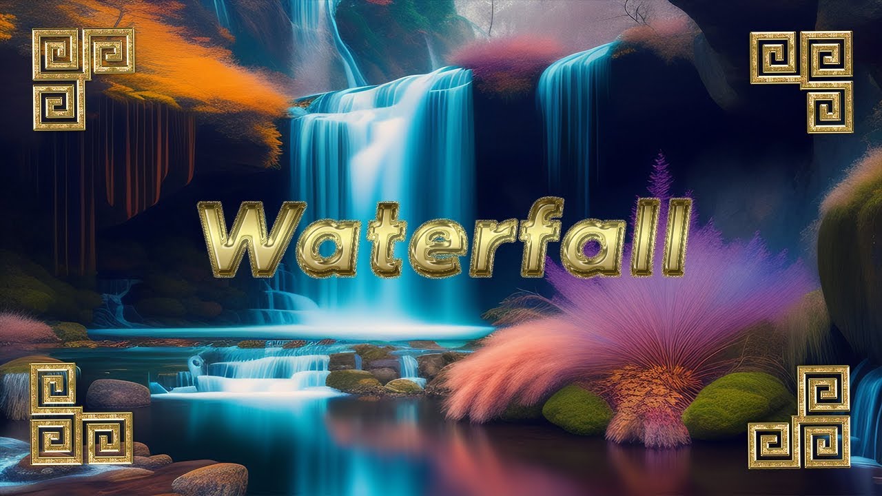 Waterfall | Heavenly Piano and the Sound of the Stream