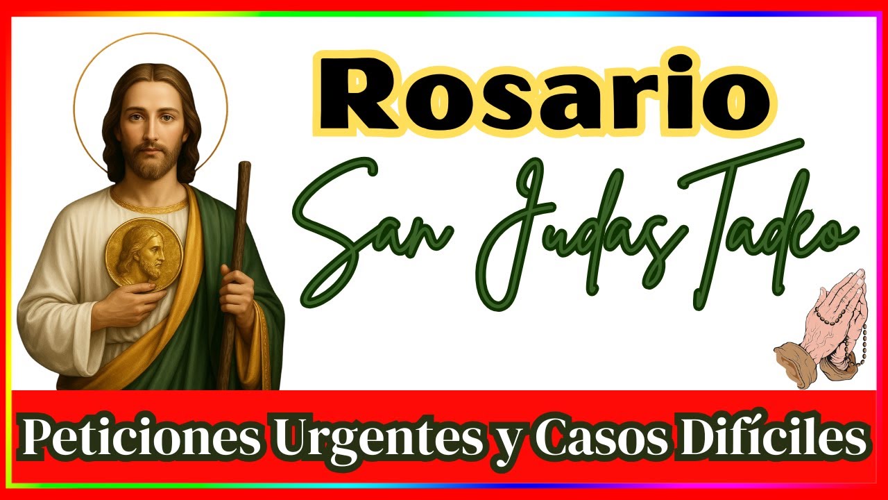 🙏🌟 Rosario a SAN JUDAS TADEO | Patrono de las Causas Imposibles 💖📿