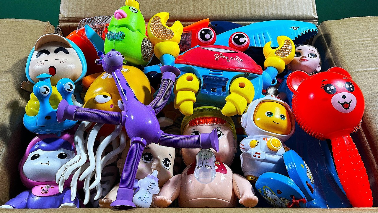 10.35 Minutes Satisfying with Unboxing Princess Dolls,Toys Set,Swing&Slide Collection ASMR | Review