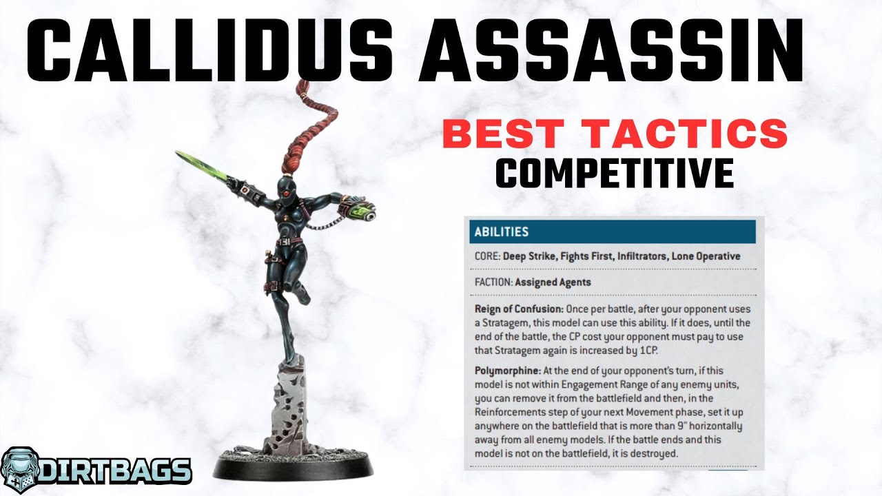 Callidus Assassin Is A Must In Every List! | Competitive Leviathan | Warhammer 40k