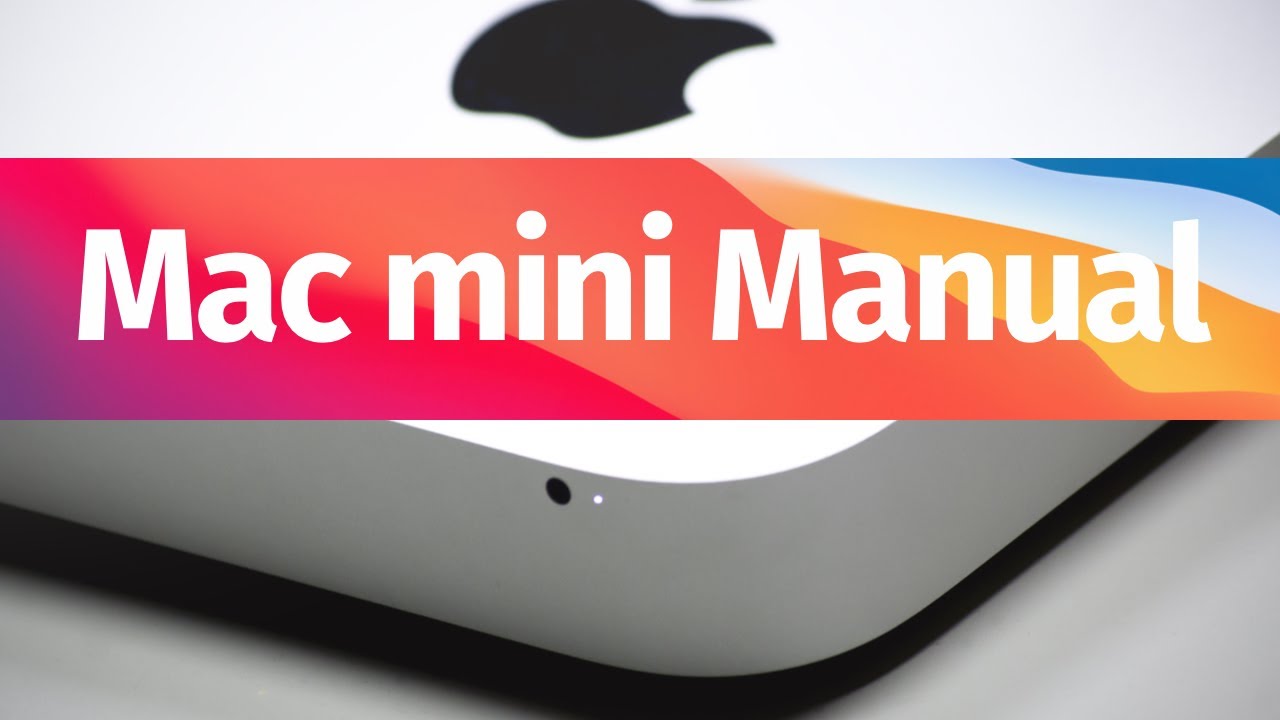 Mac mini Basics - Mac Manual Guide for Beginners - New to Mac