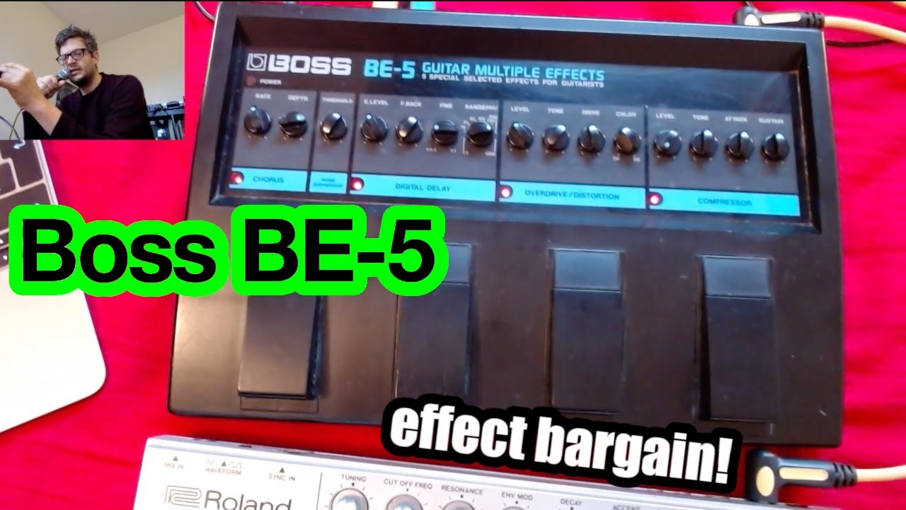 Boss BE-5 : bargain multi-effect for your 303 :)