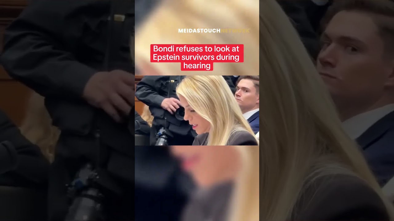 AG Bondi REFUSES to Acknowledge EPSTEIN SURVIVORS in Hearing