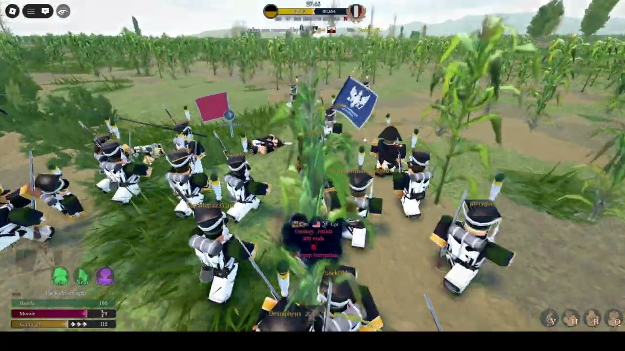 XW vs USA | Historical Battle 31.01.2026 | 1pp Woltyżerowie | Roblox Napoleonic Wars