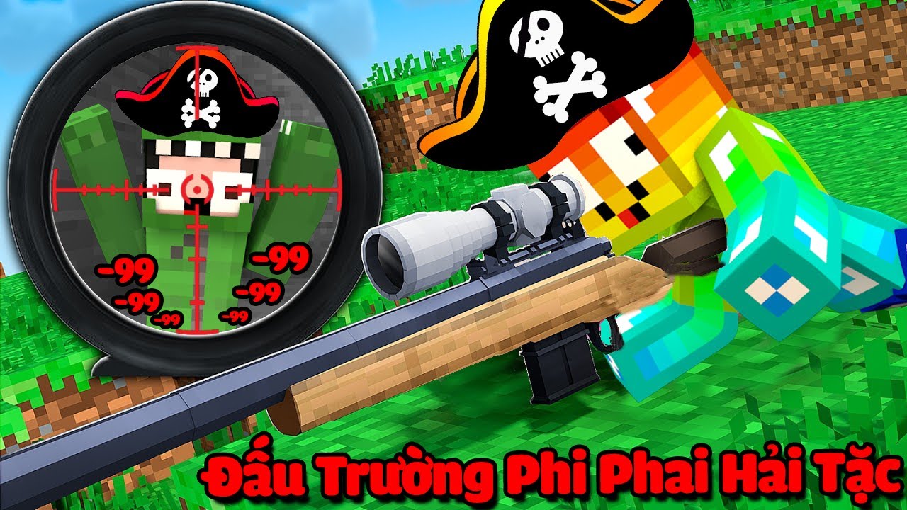 MINI GAME : CUỘC CHIẾN SINH TỒN HẢI TẶC PHI PHAI MINECRAFT ** NOOB THỂ HIỆN KÉO TÂM 1 CÂN 3 VÀ....