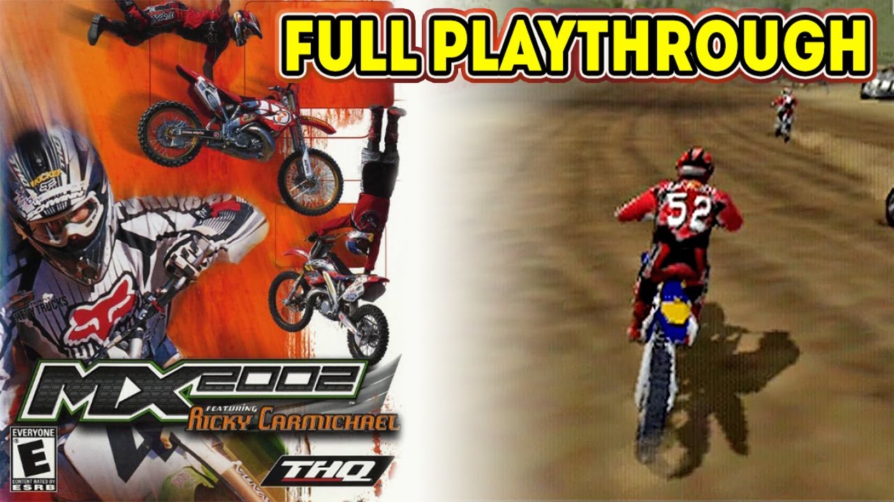 MX 2002 featuring Ricky Carmichael Full Playthrough (PlayStation 2)