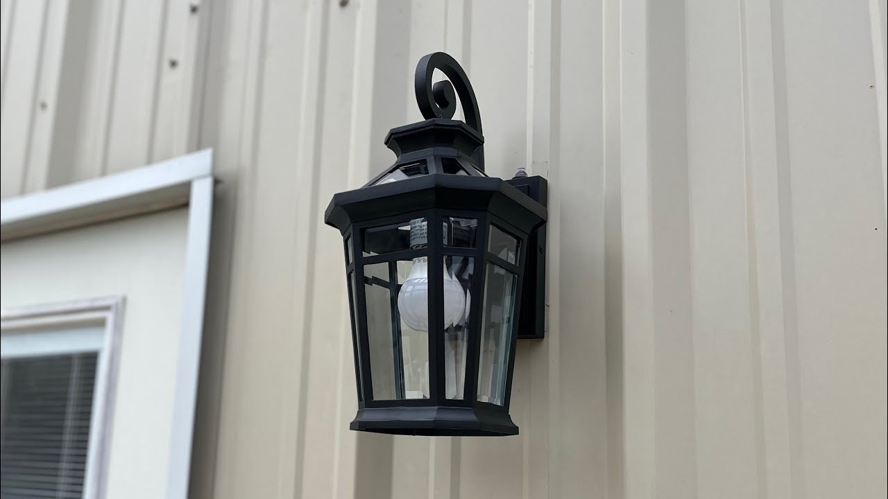 Replacing Outdoor Wall Sconce On My Metal Building!