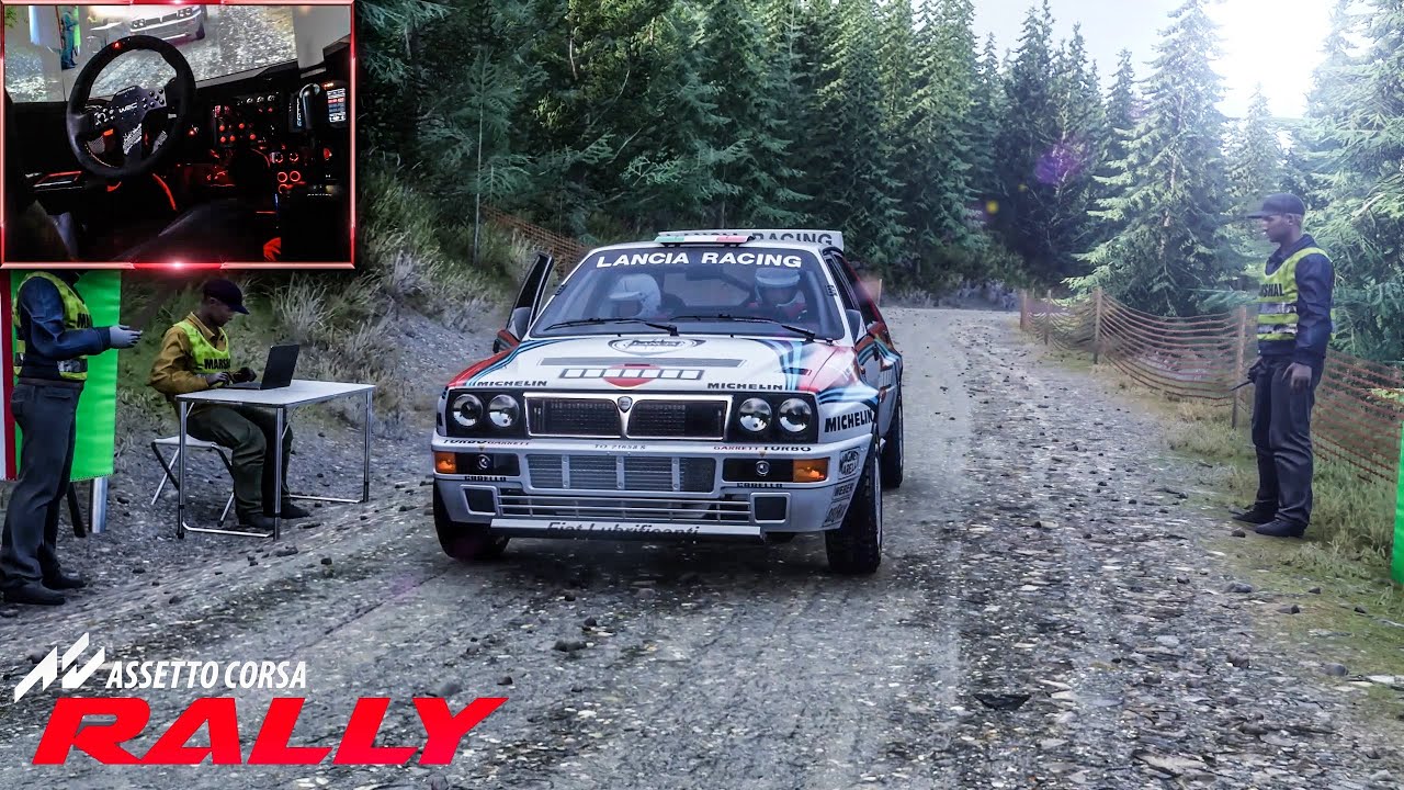Assetto Corsa Rally - Lancia Delta Integrale @Wales Rally | Fanatec DD Pro