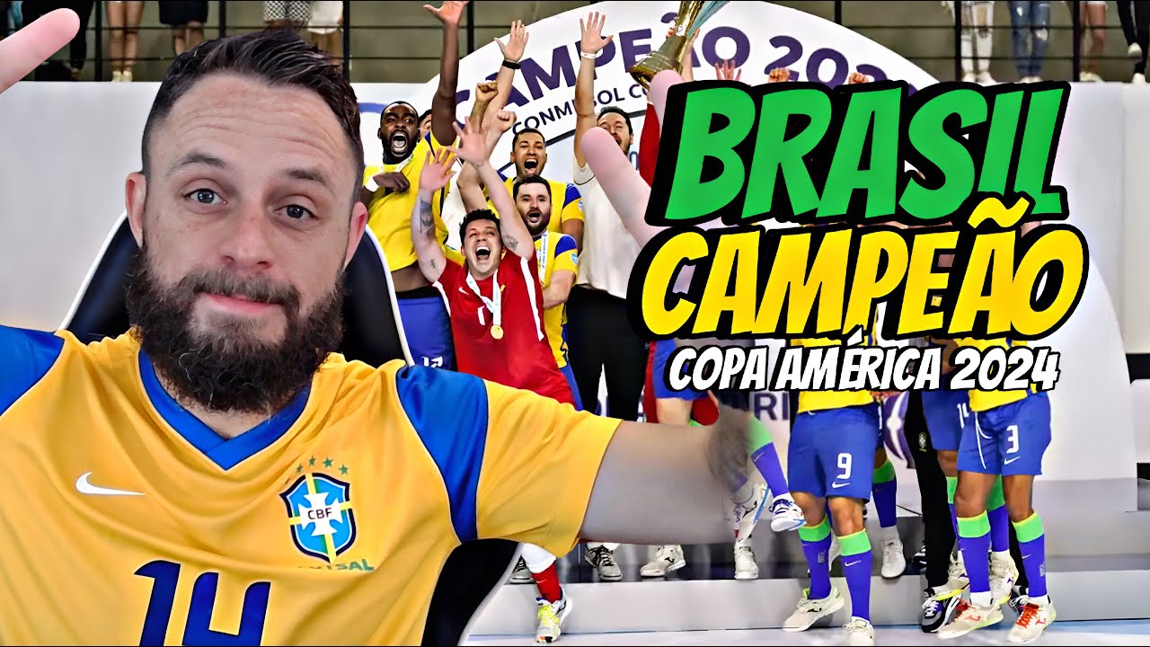 REACT BRASIL CAMPEÃO DA COPA AMÉRICA