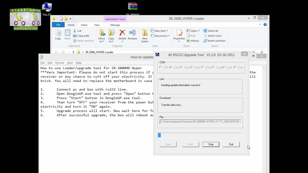 How to use Loader for SR-2000HD Hyper