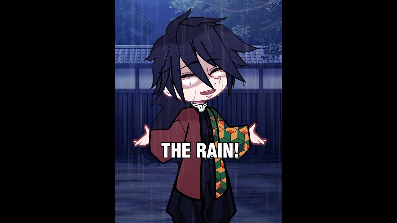 THE RAIN!!! #demonslayer #gachaclub