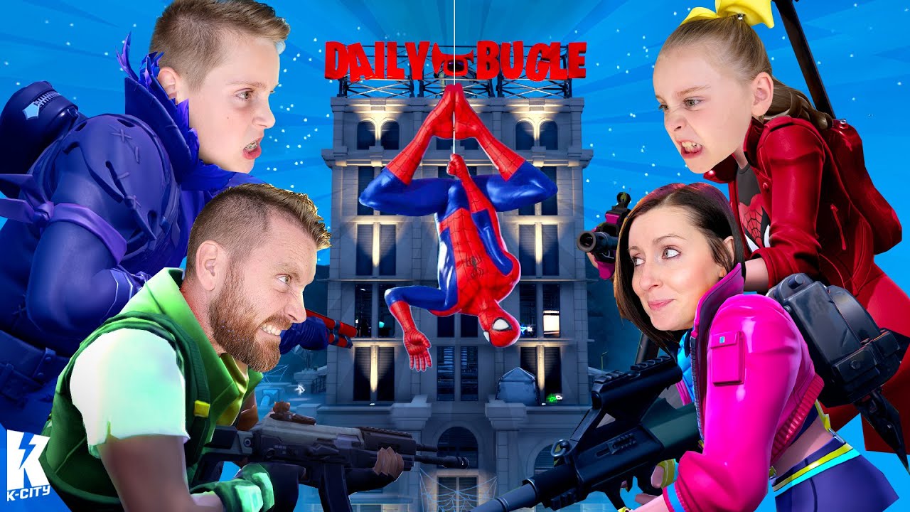 Battle for Daily Bugle! (Fortnite Challenge) K-CITY GAMING
