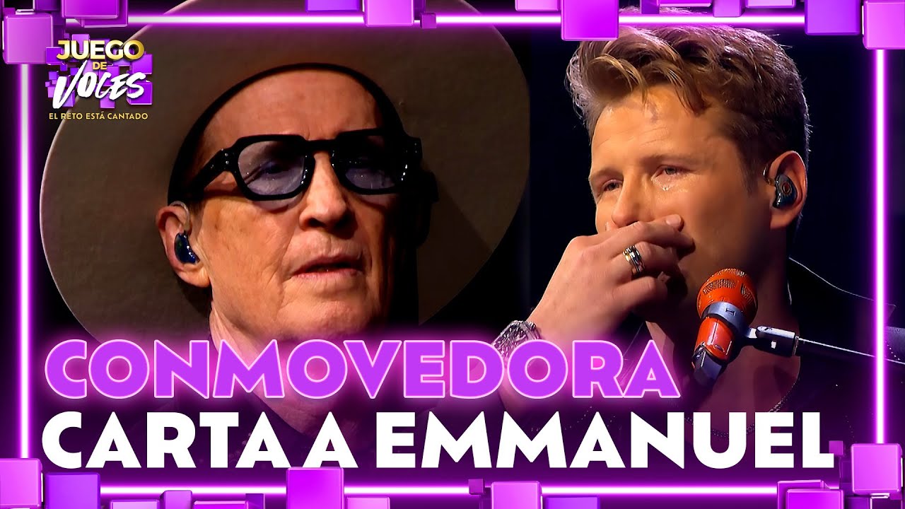 Alexander Acha nos CONMOVIÓ hasta las LÁGRIMAS con esta carta a Emmanuel | Juego de Voces 2025