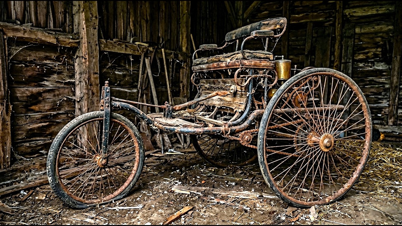 From Forgotten to Factory Fresh – ASMR Rebuild of a Benz Patent Motorwagen