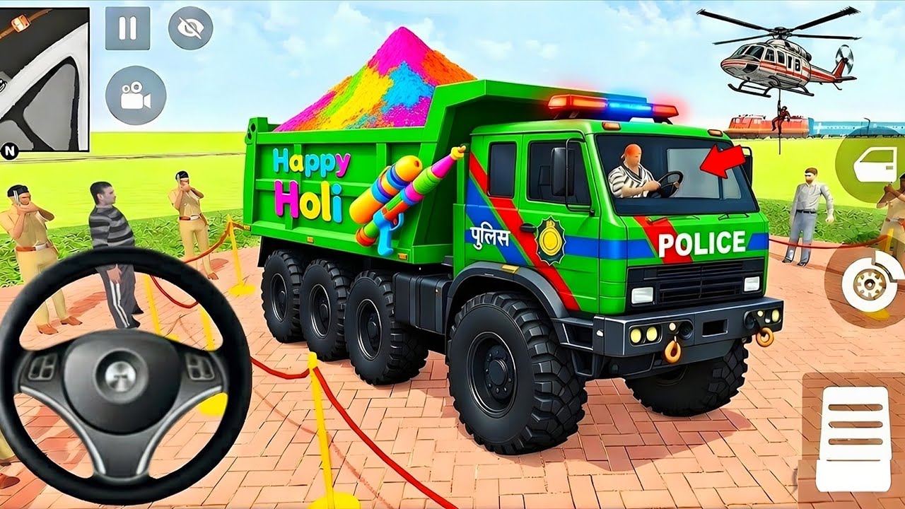 Franklin Purchase New Modified Heavy Police Dumper 🤑 Indian Theft Auto Simulator | New update💥🤩