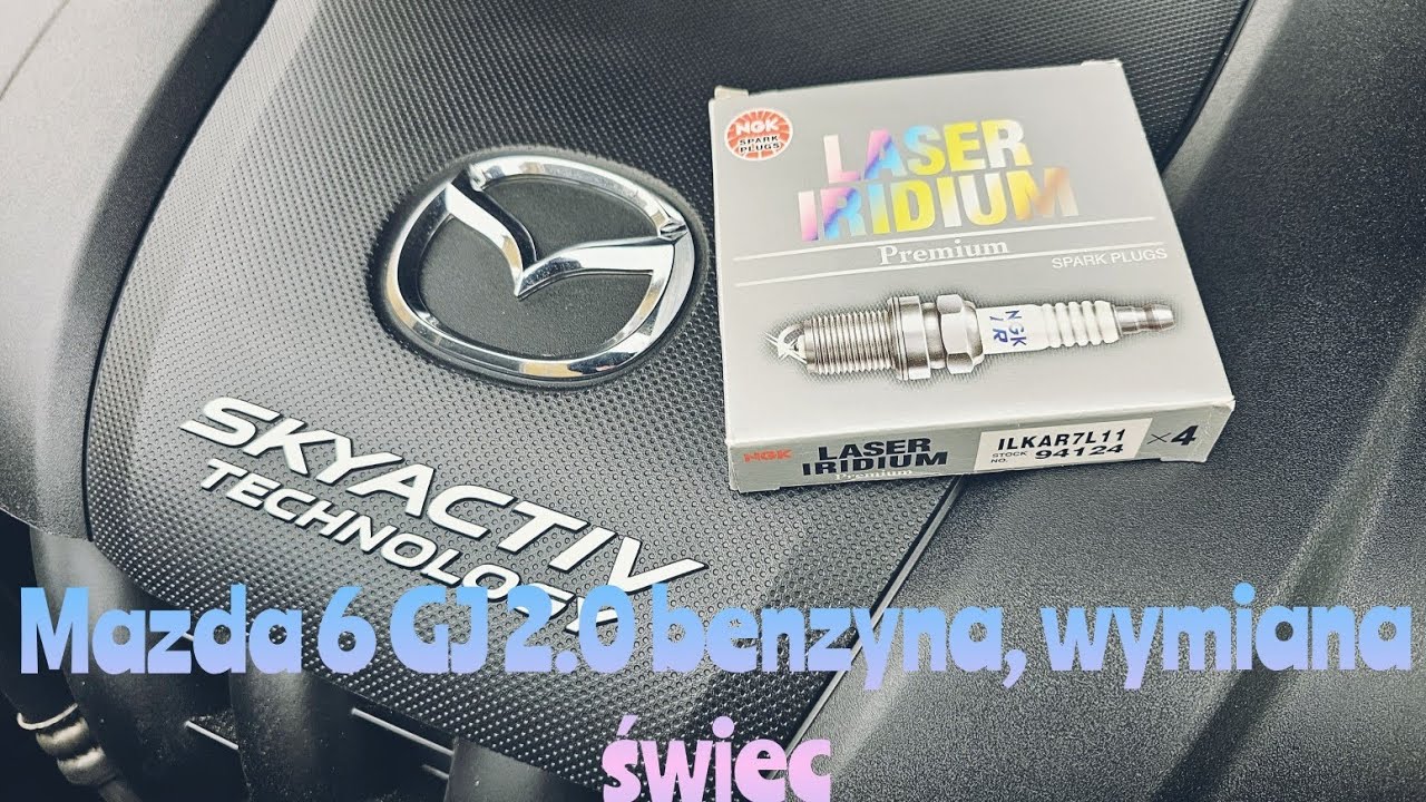 Mazdab6 GJ 2.0 benzyna, wymiana świec.