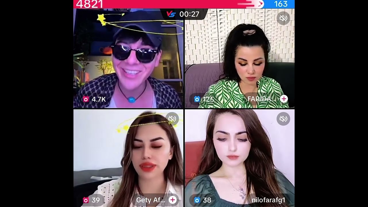 Montana and fariha live لایف مجتبی و فریده