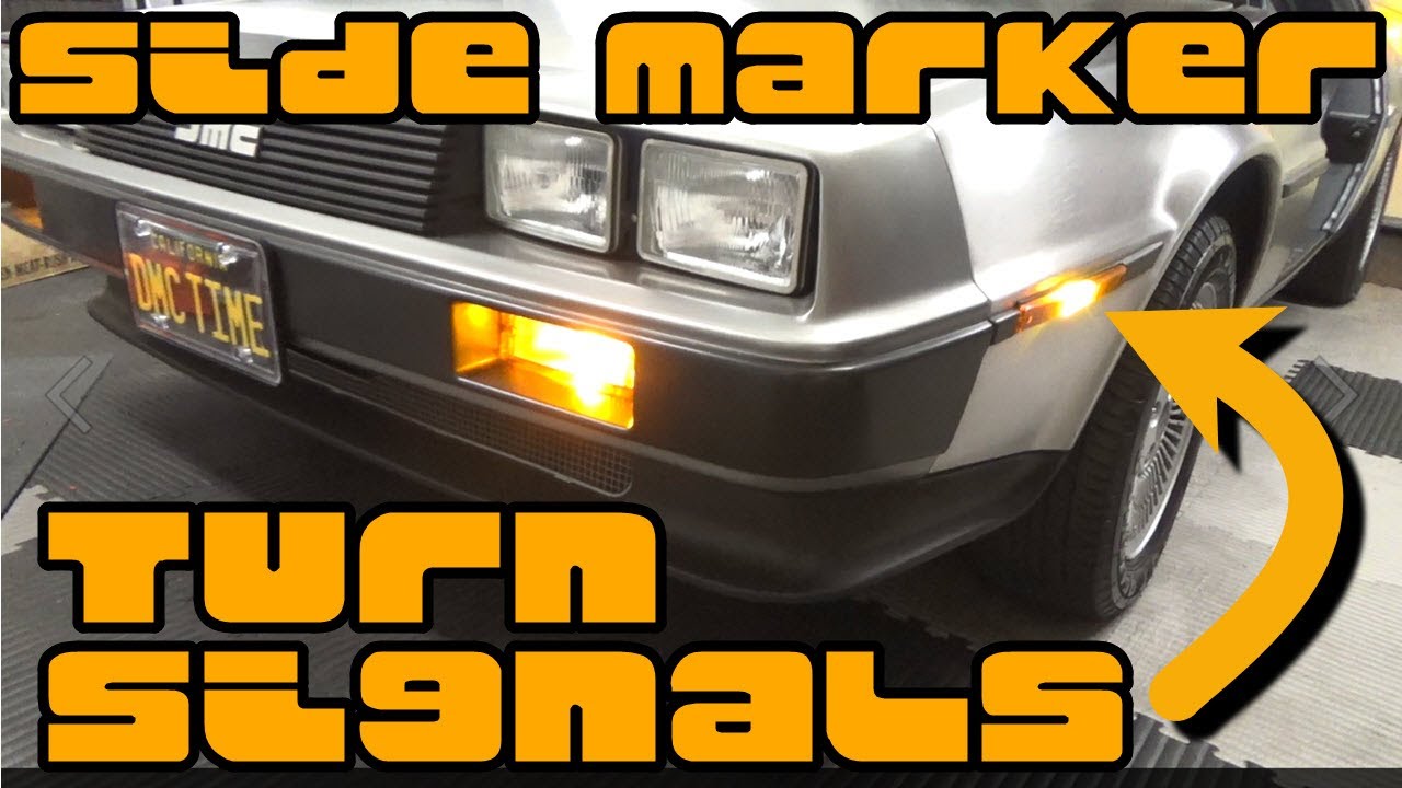 DMC-12 Safety Upgrade:  Add Turn Signal Functionality to your  DeLorean's Side-Marker Lamps