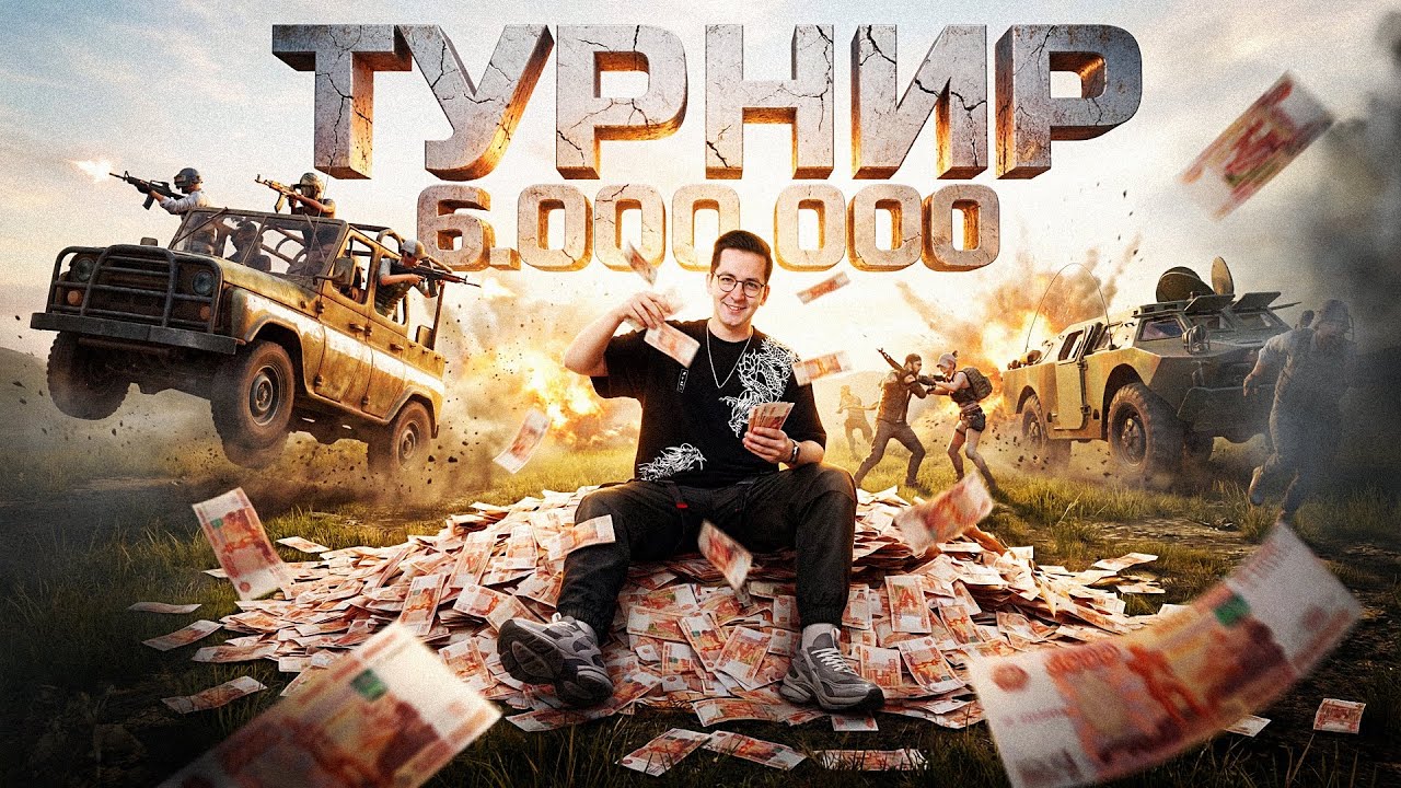 ПРОВЕЛ ТУРНИР ПО PUBG НА 6.000.000