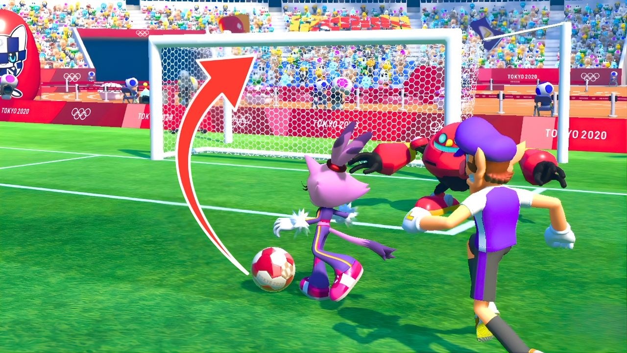 Curved Shot BANGER! Jet Team (Shadow, Knuckles, Blaze) | Tokyo 2020 Football