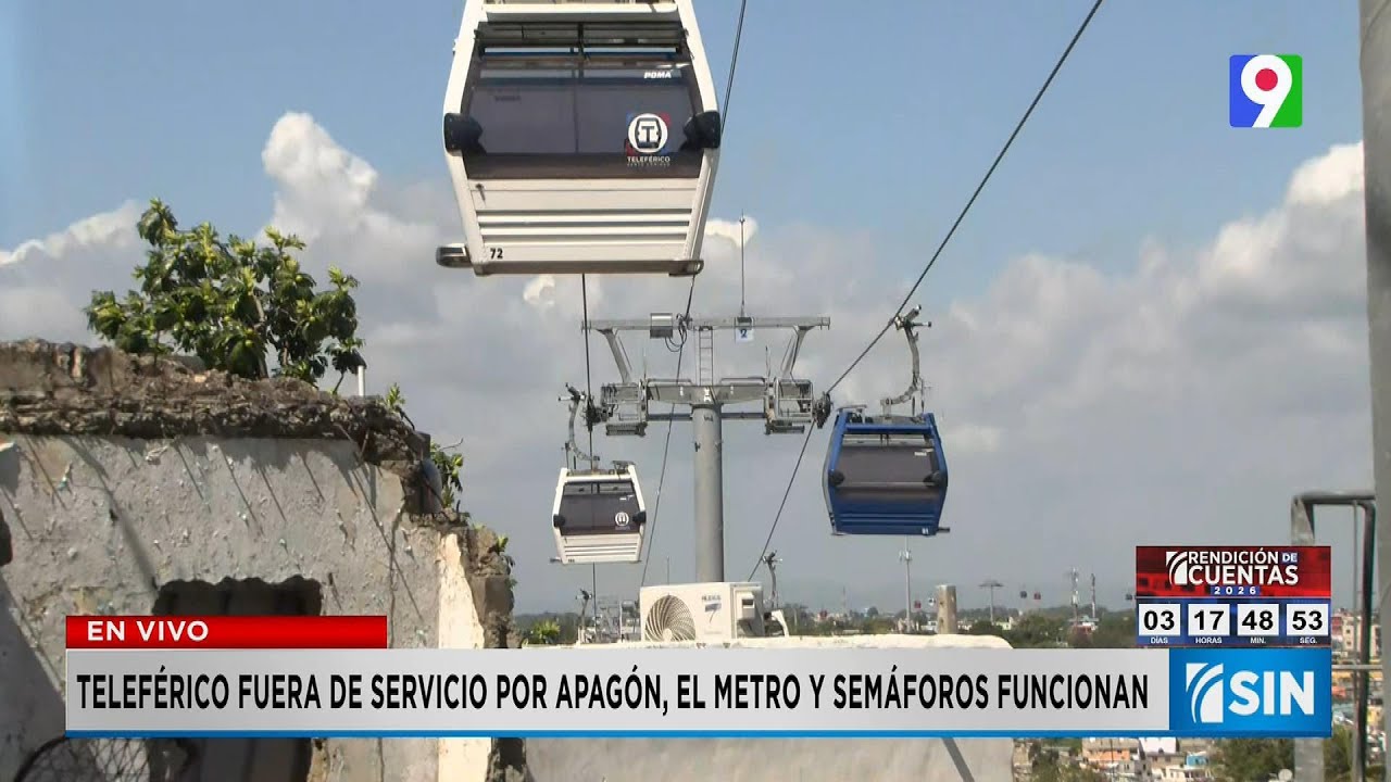 Teleférico fuera de servicio y  Metro opera con normalidad tras apagón  | Primera Emisión SIN