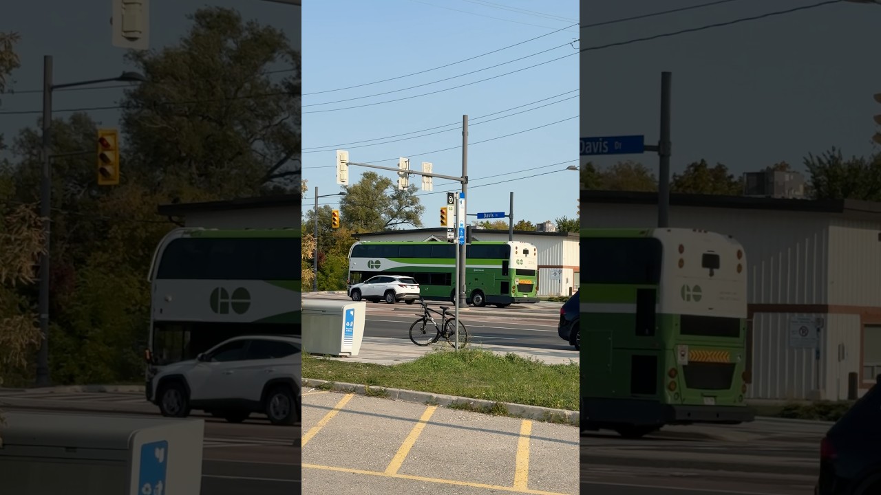 Go Transit Bus Departing Newmarket #gotransit #gobus #gotransitbus #transitbus #bus #transit #go