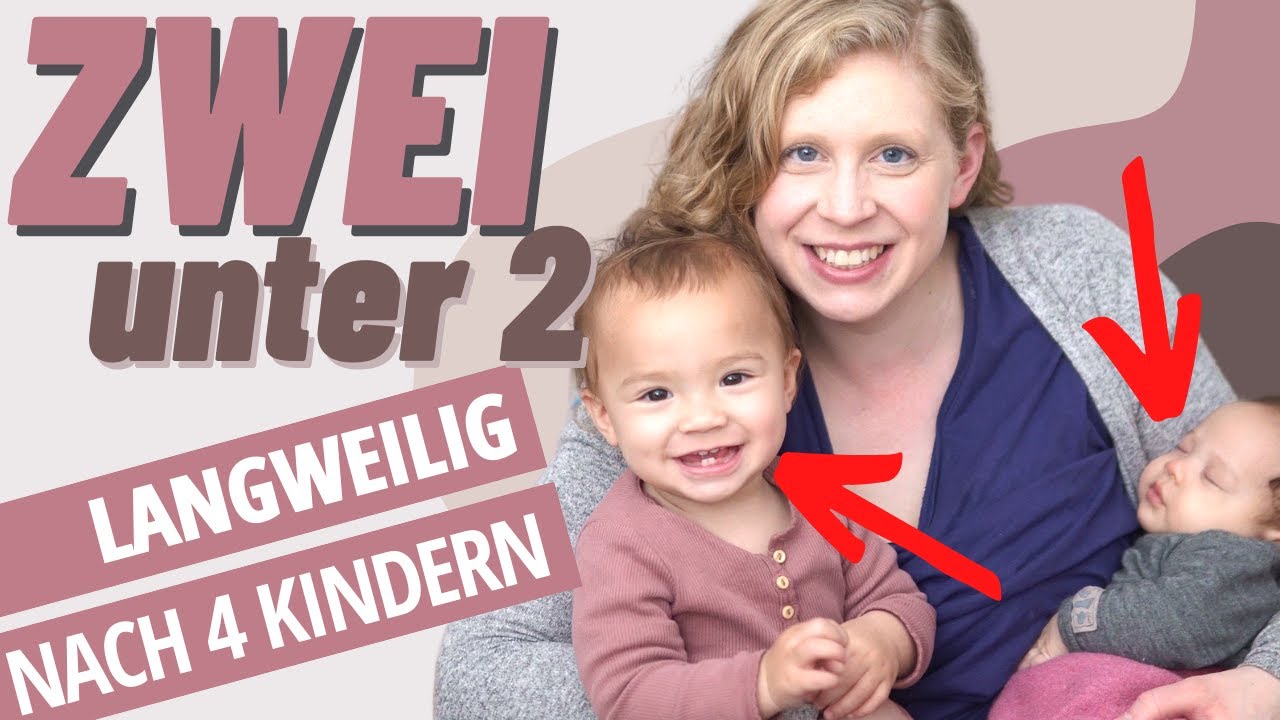 2 Kinder unter 2 Jahren: Entwicklung langweilig nach 4 Kindern? | Baby lernt laufen