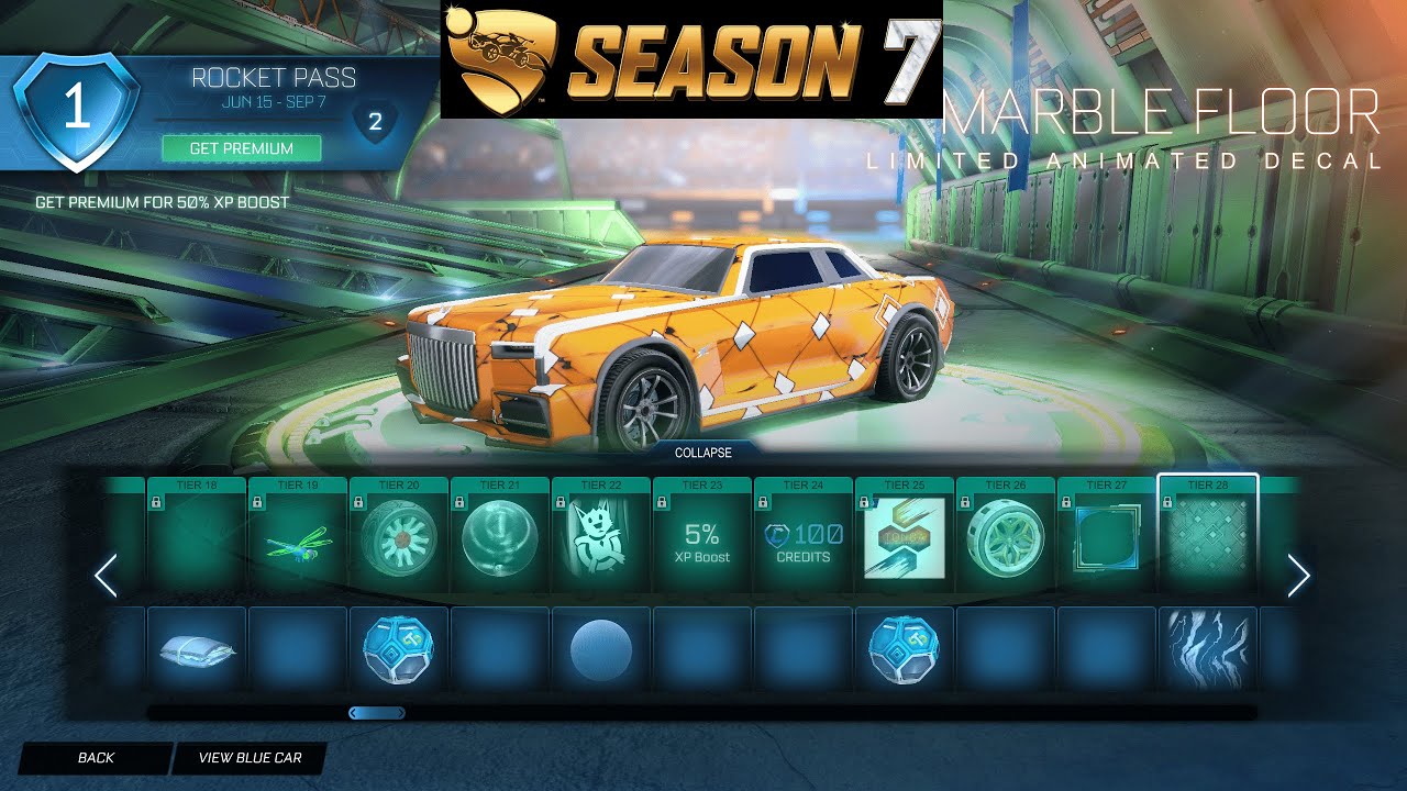 Season 7 Rocket Pass Showcase - Rocket League